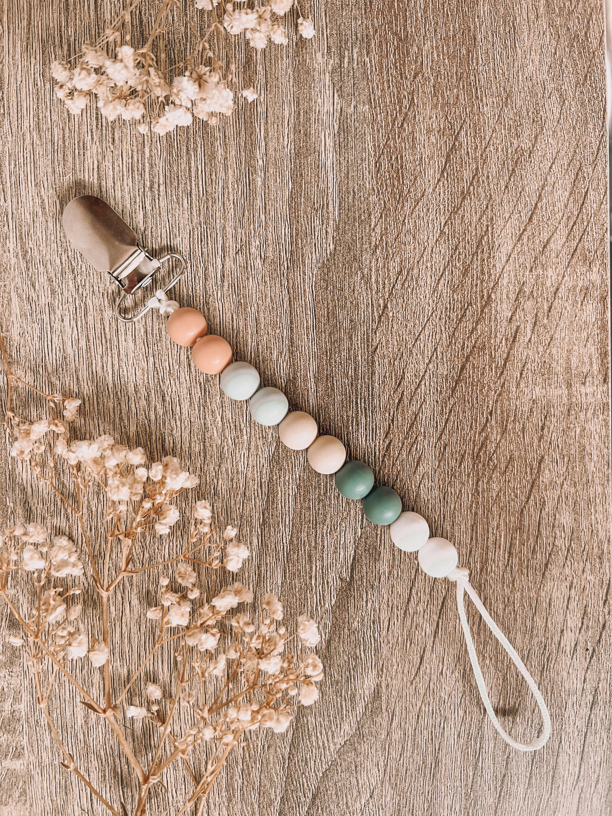 Hart Strings Soother Clips - Pastel Nude Ombre