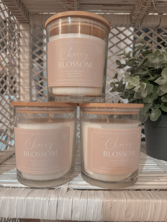 Cherry Blossom Soy Candle 8oz