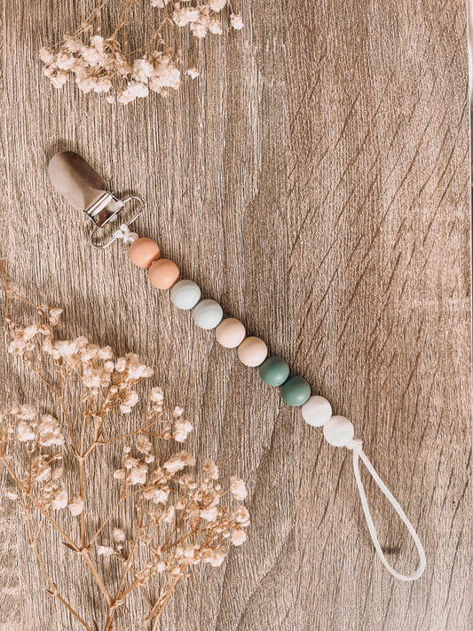 Hart Strings Soother Clips - Pastel Nude Ombre