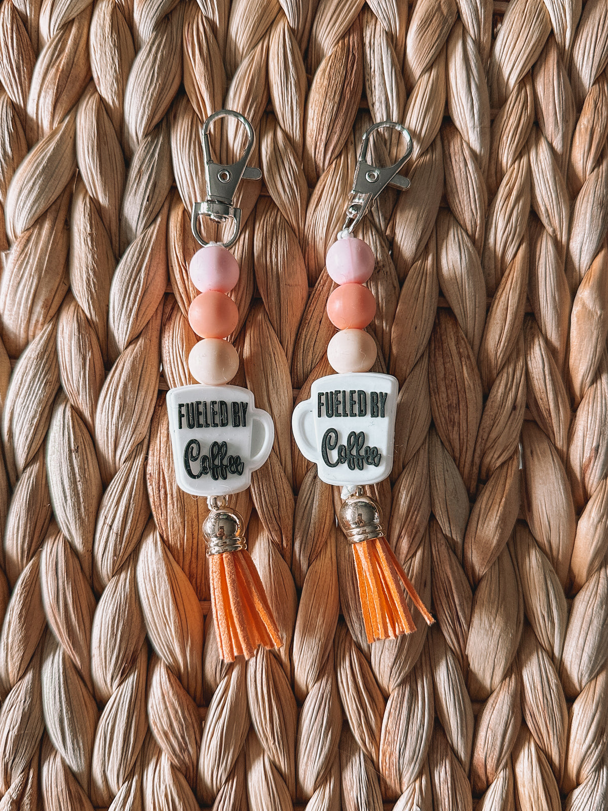 Hart Strings Keychain - Fueled by Coffee