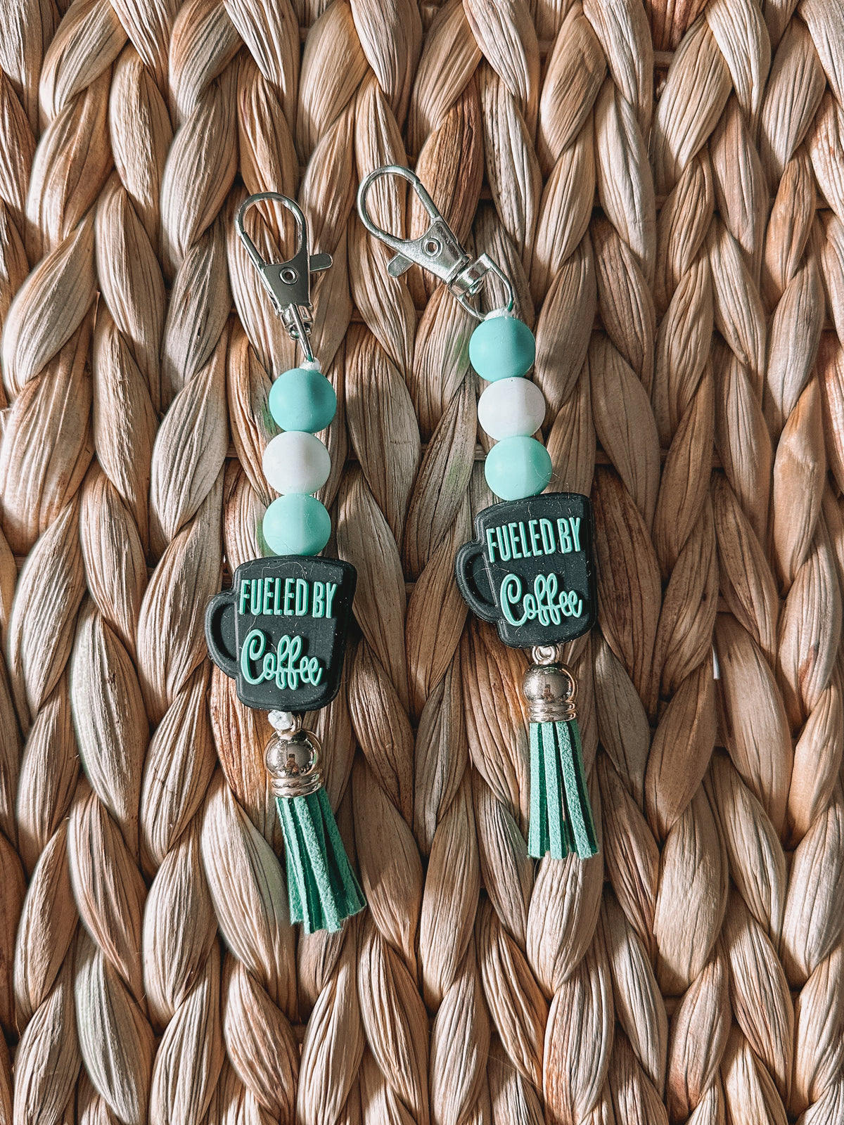 Hart Strings Keychain - Fueled by Coffee