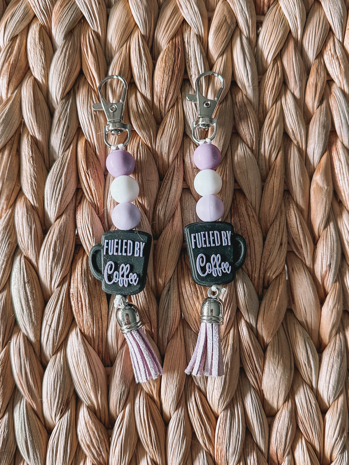 Hart Strings Keychain - Fueled by Coffee