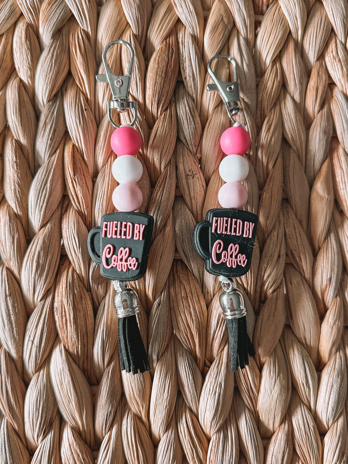 Hart Strings Keychain - Fueled by Coffee