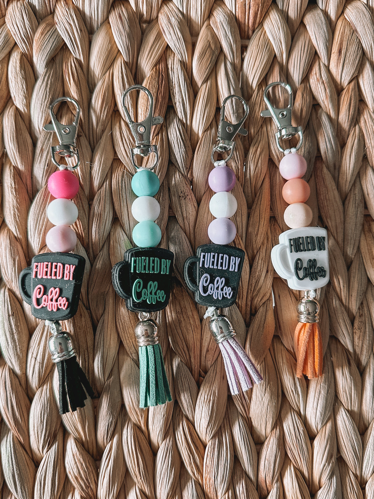 Hart Strings Keychain - Fueled by Coffee